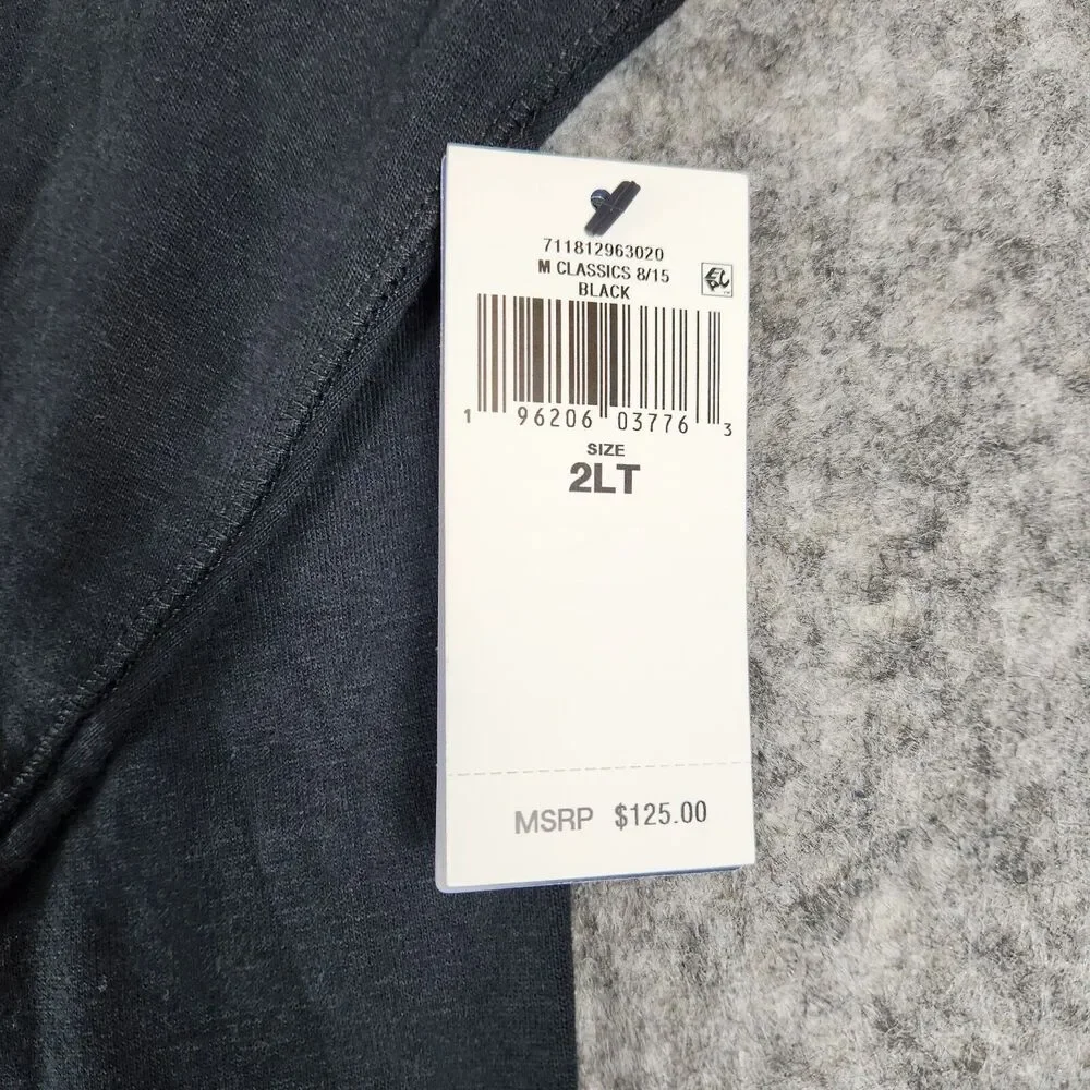 Polo Ralph Lauren Sweater Men 2XLT Black Luxury Jersey Quarter Zip Pullover Big - Picture 6 of 11